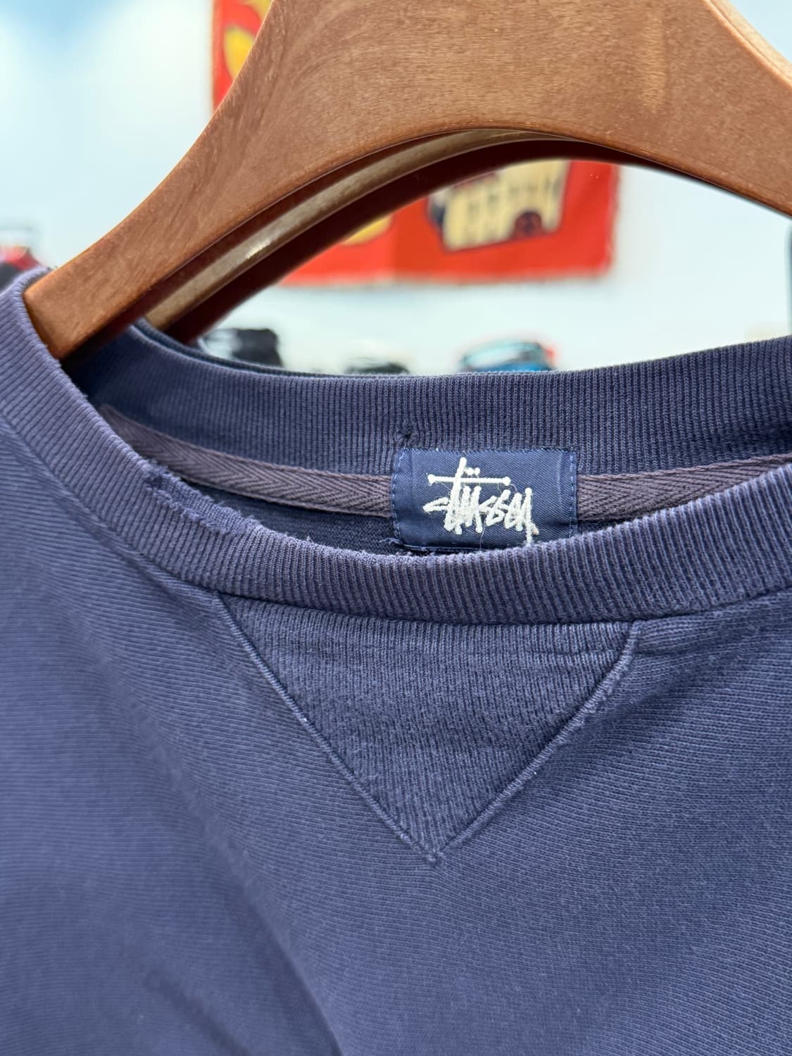00s Stussy 스투시 크로스본 컷오프 스웻 셔츠 상품이미지7