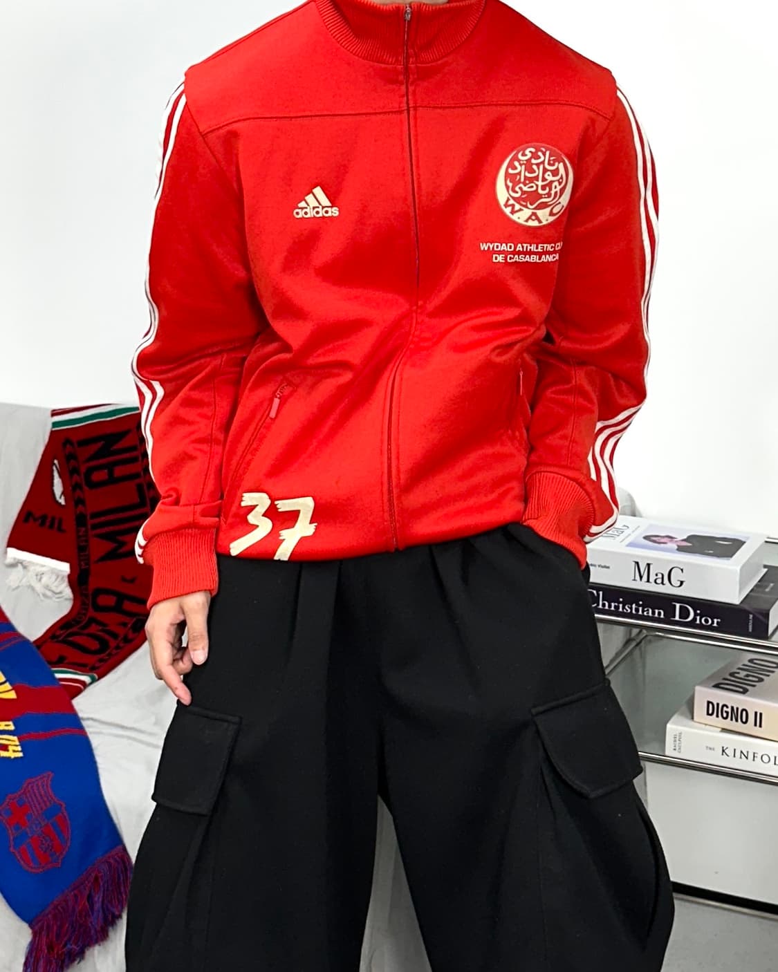 아디다스 카사블랑카 트랙탑 져지 XL 상품이미지2