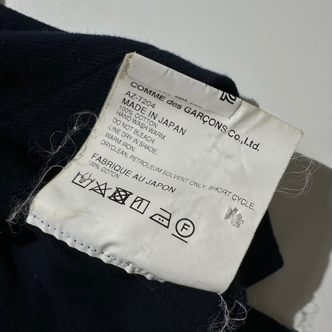 (매장판) 꼼데가르송 플레이 하트 와펜 카라 반팔 티셔츠 상품이미지7