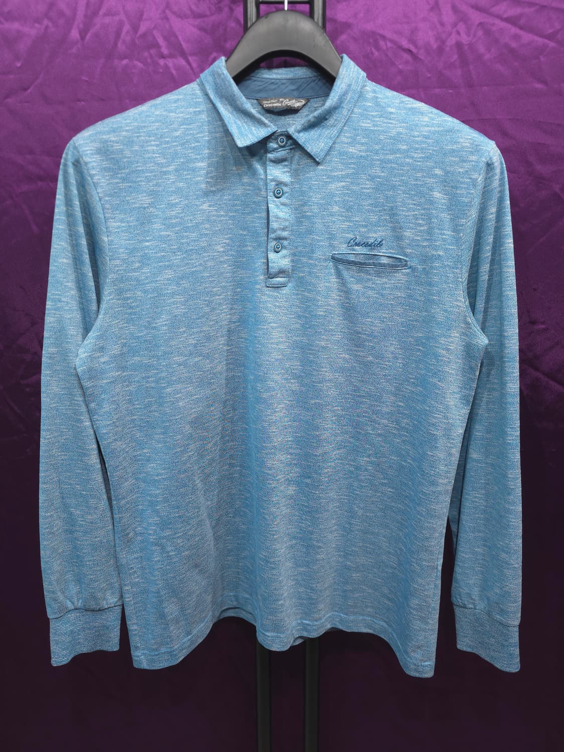 크로커다일 스페이스다이 카라 긴팔티 105 상품이미지1