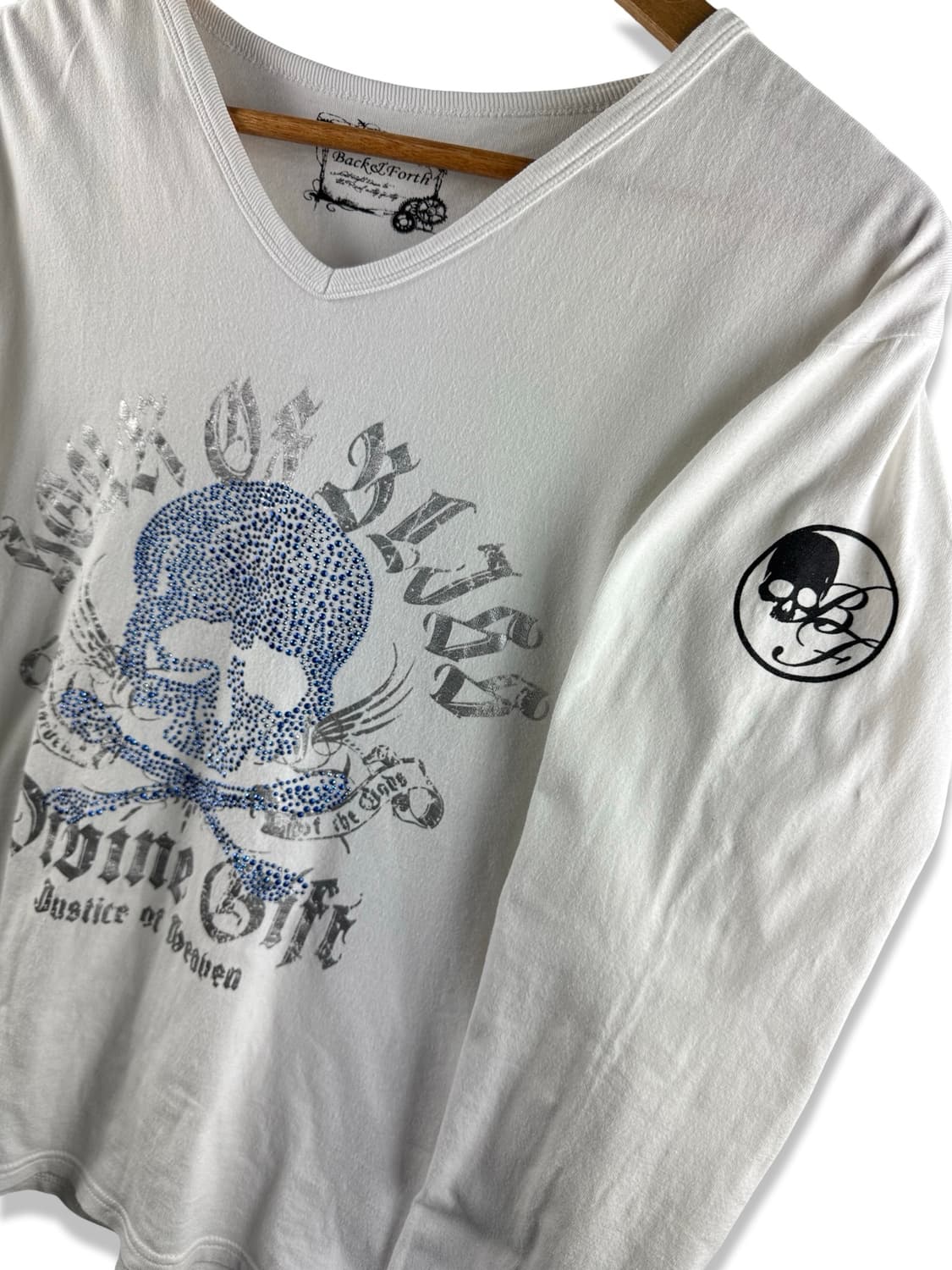 JPN 펑크 스컬 큐빅 롱슬리브2741 상품이미지3