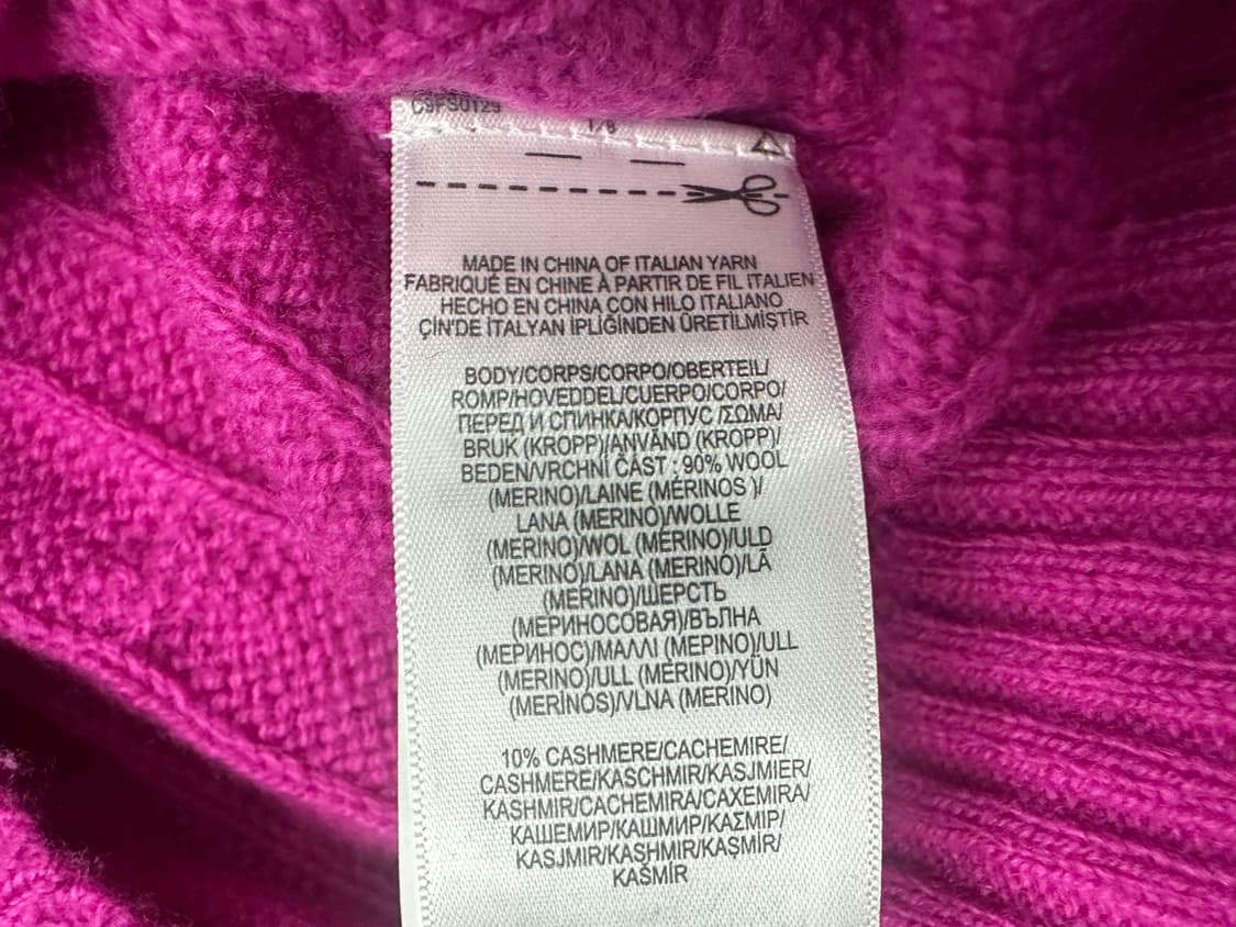 폴로 랄프로렌 꽈배기 니트 XS 상품이미지4