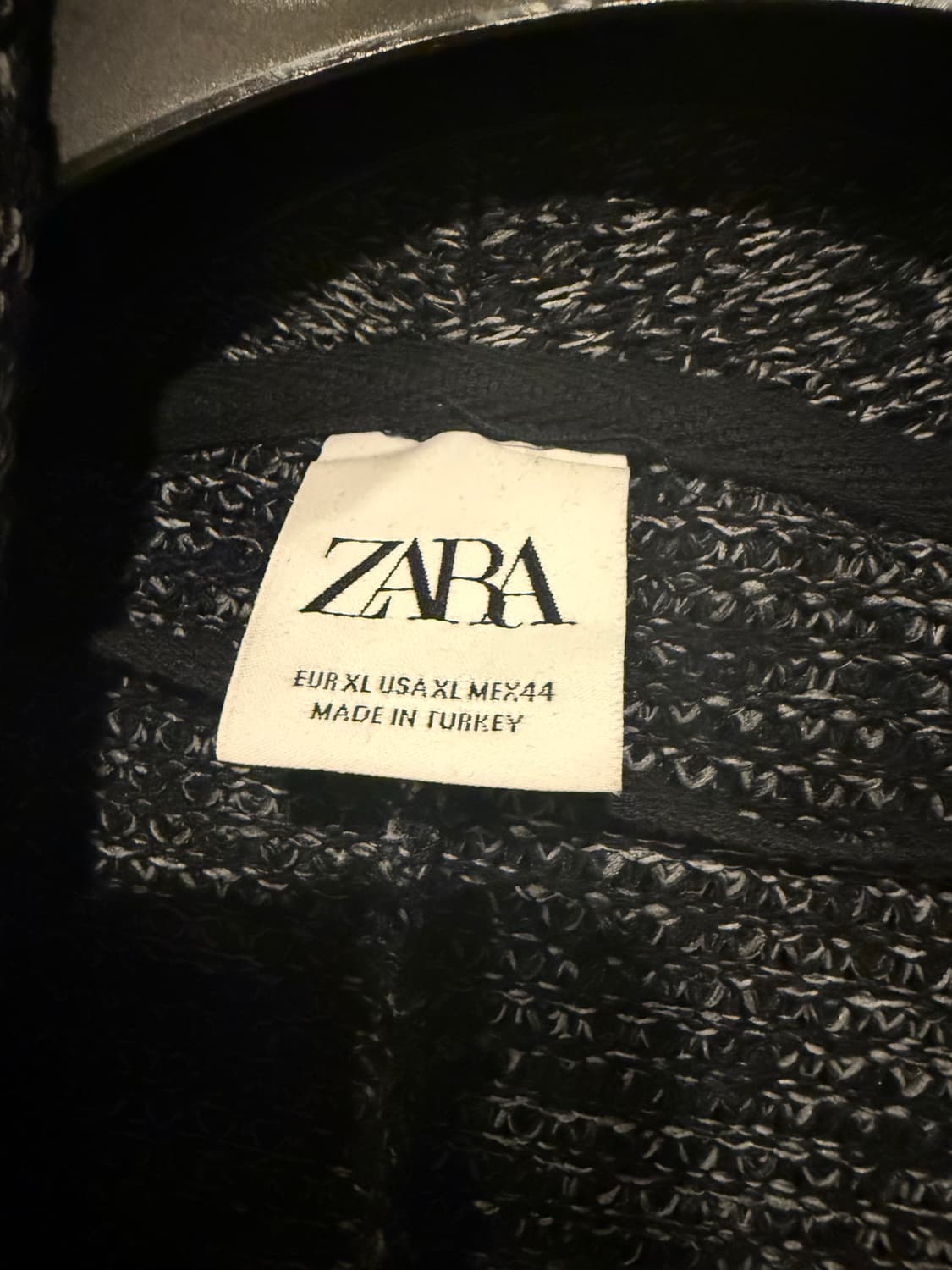 (XL) 자라 오픈형 니트 가디건 그레이 상품이미지3