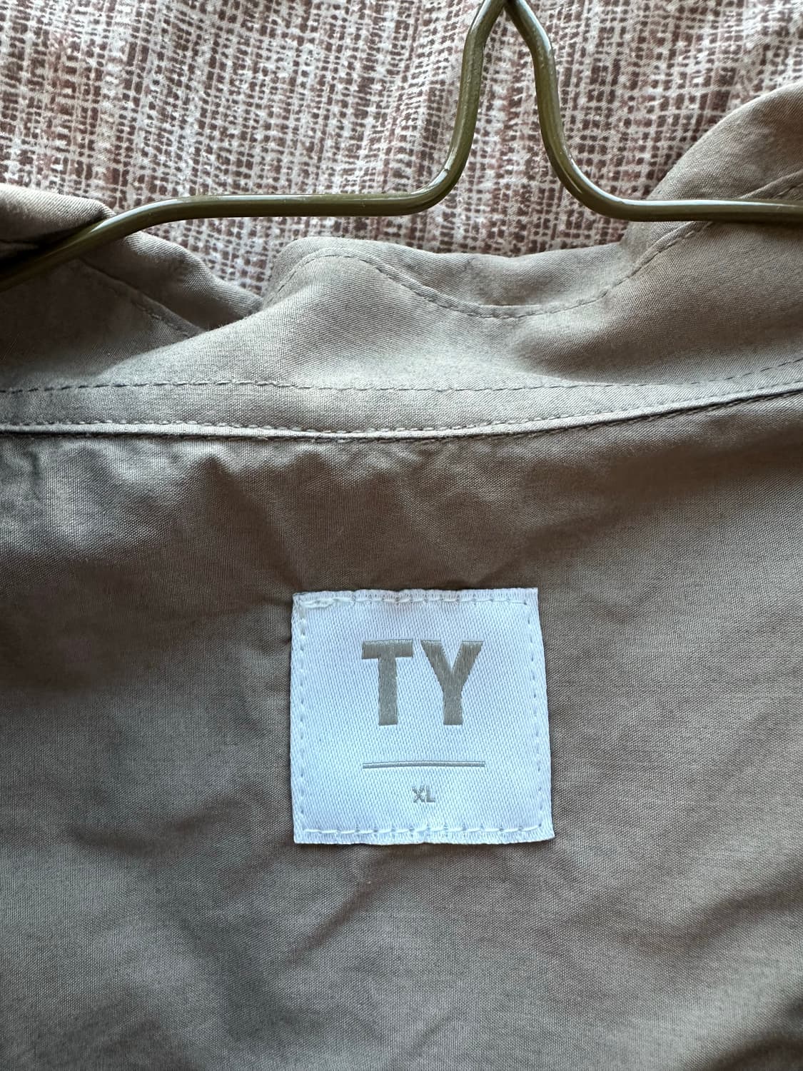 텔영 셔츠 브라운 XL 상품이미지2