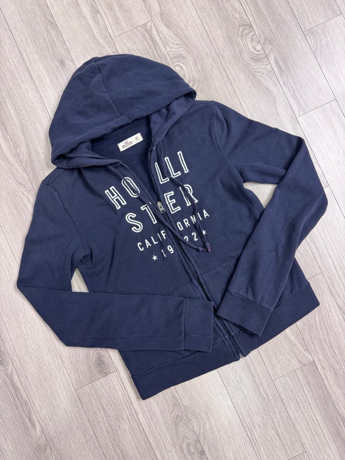 홀리스터 슬림핏 네이비 후드집업 상품이미지3