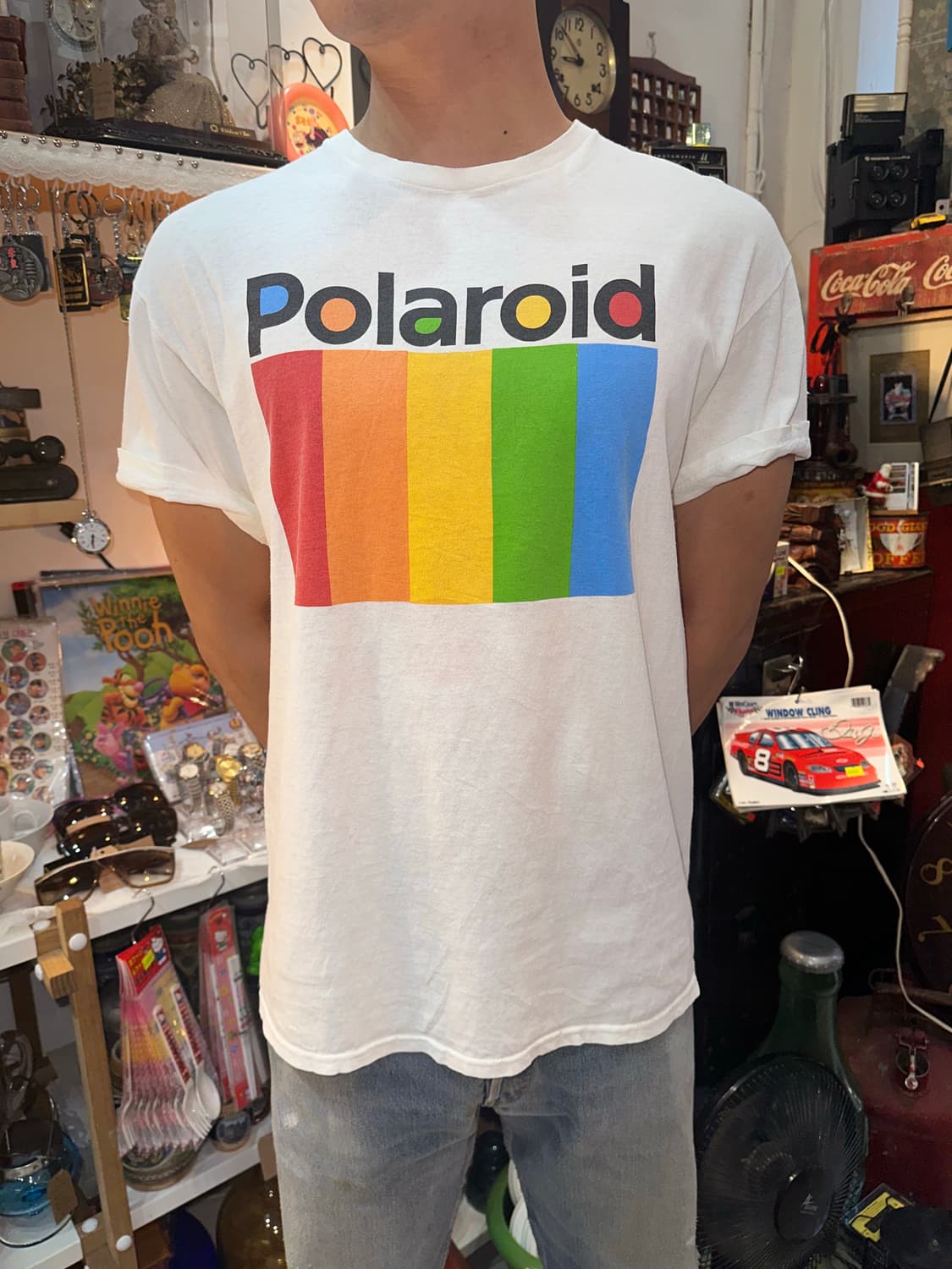 00’s Delta Polaroid logo print cotton T 상품이미지4