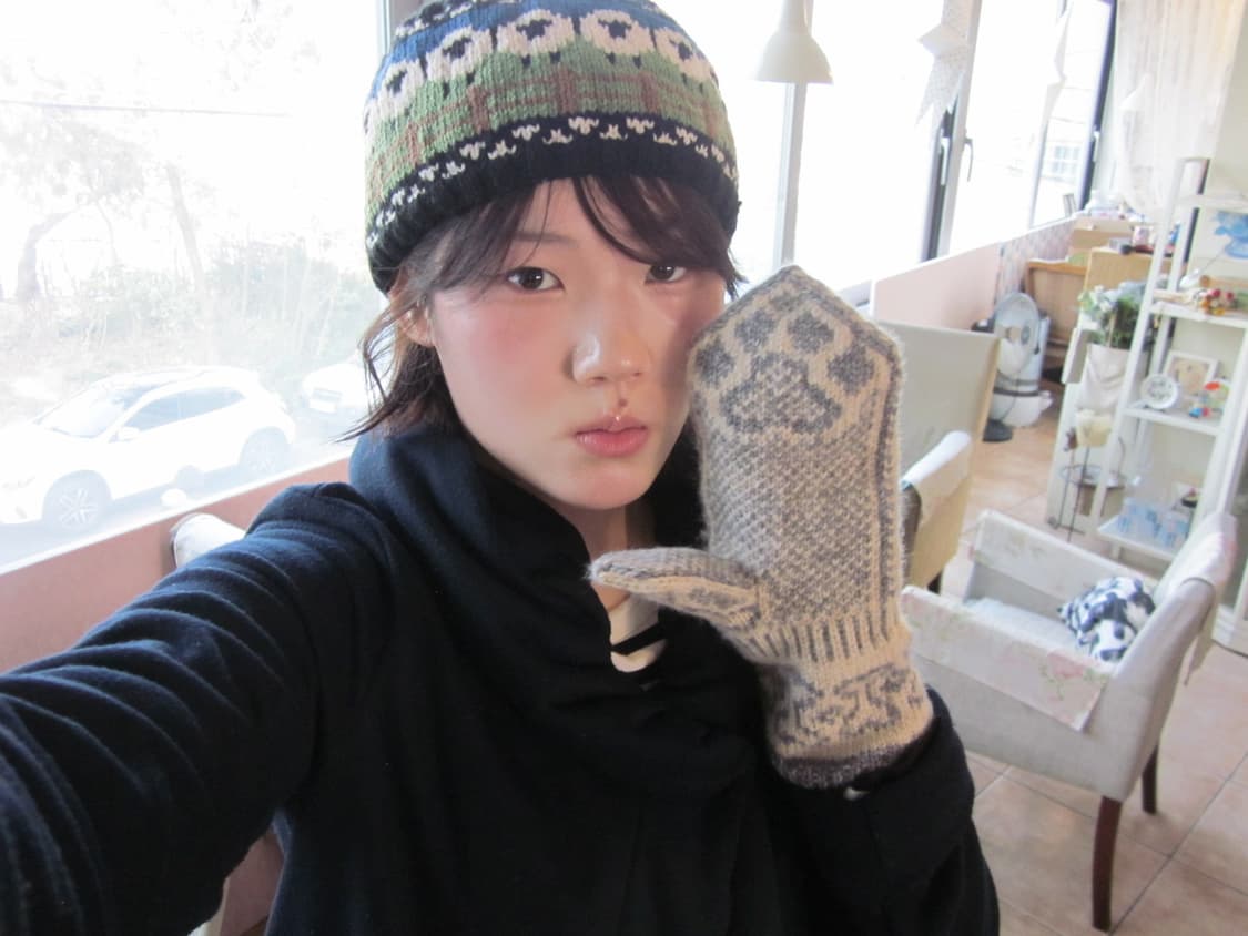 일본인 핸드메이드 강아지 장갑 상품이미지5