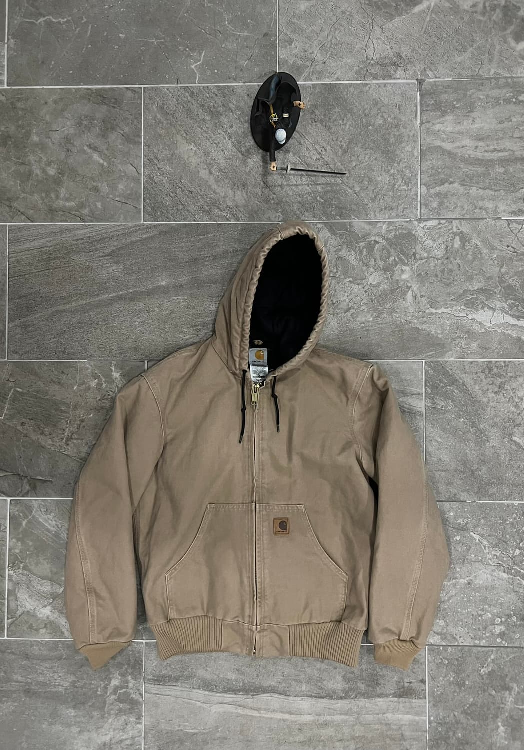 (S) 칼하트 후드 덕 액티브 자켓 J130 SDL 새들 상품이미지1