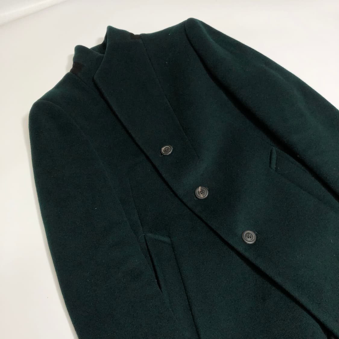 Time 타임 울 캐시미어 하프 코트 m 상품이미지4