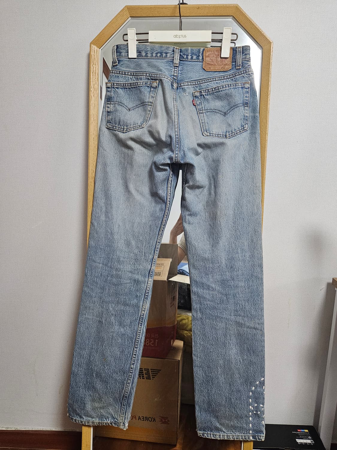 90's 리바이스 501 자수 데님 상품이미지2