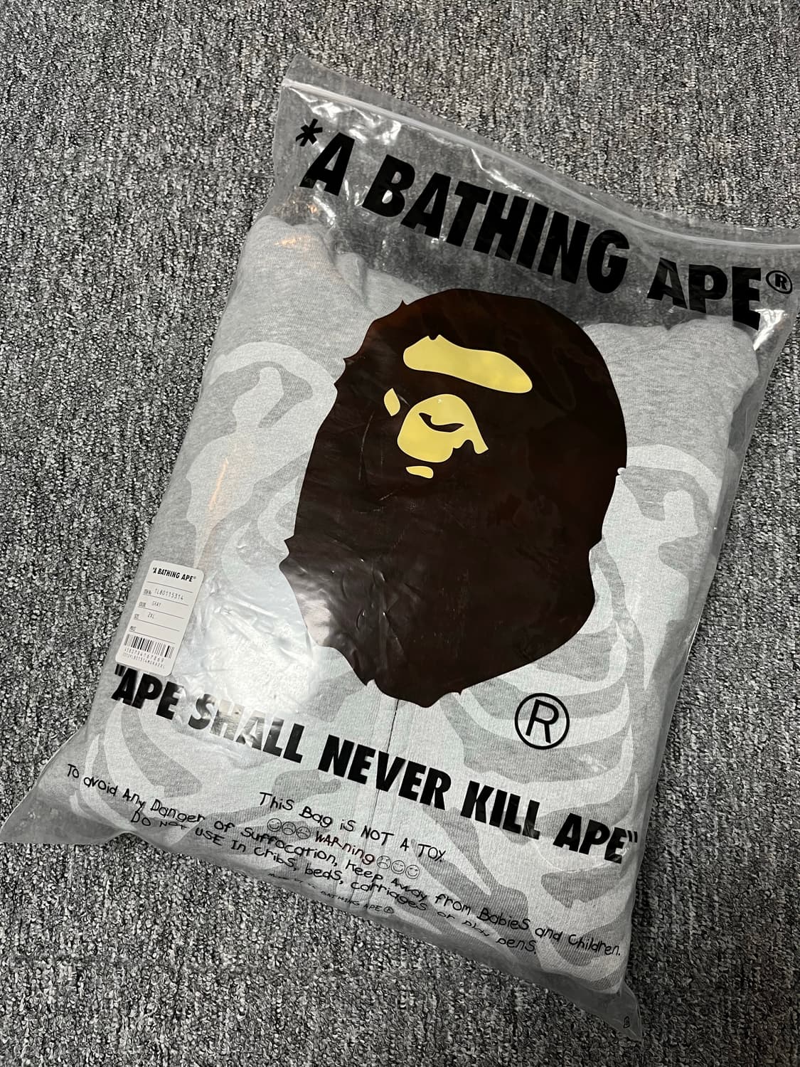 베이프 스켈레톤 샤크 후드집업 상품이미지2