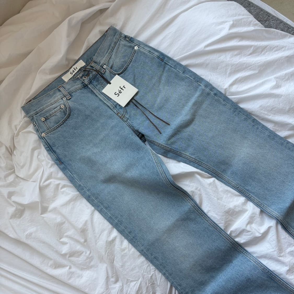 [30size] sefr 세퍼 연청데님 라이더컷 상품이미지1