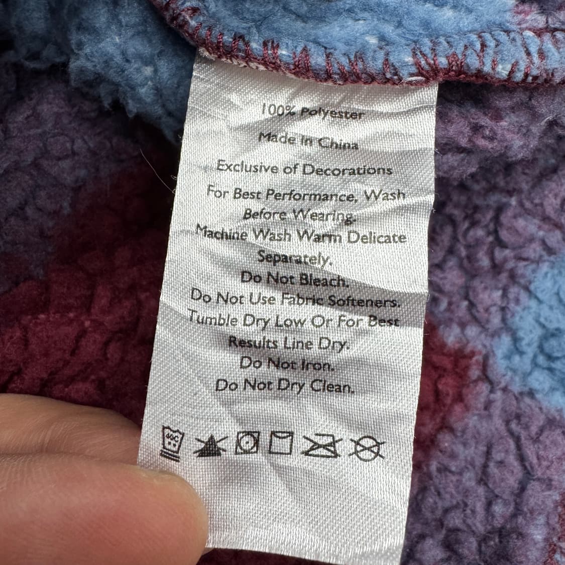 에디바우어 00s 신칠라 아노락 체크 플리스 상품이미지5