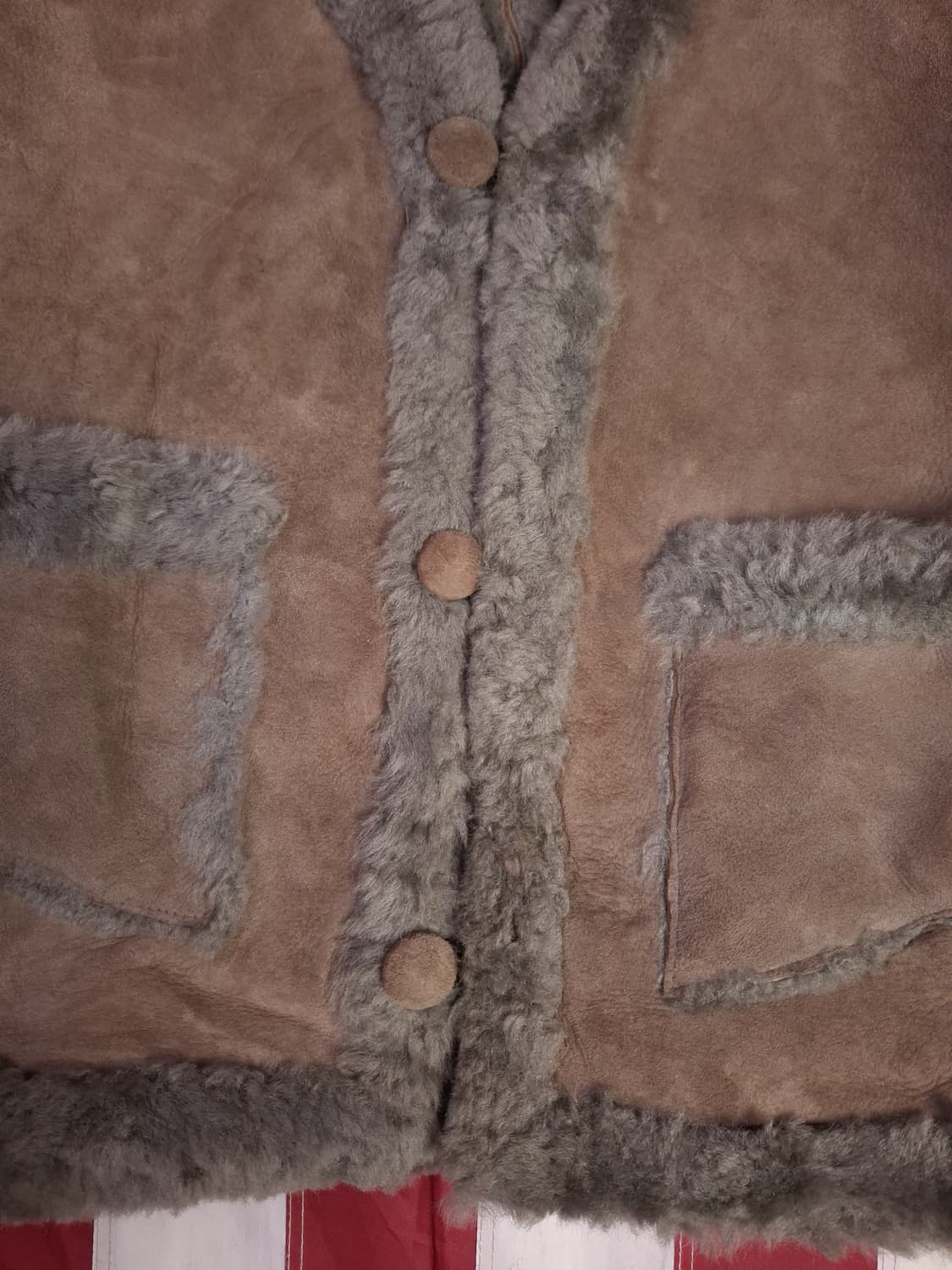 새제품 오리지날 뉴질랜드 빈티지 리얼레더 무스탕베스트 상품이미지3