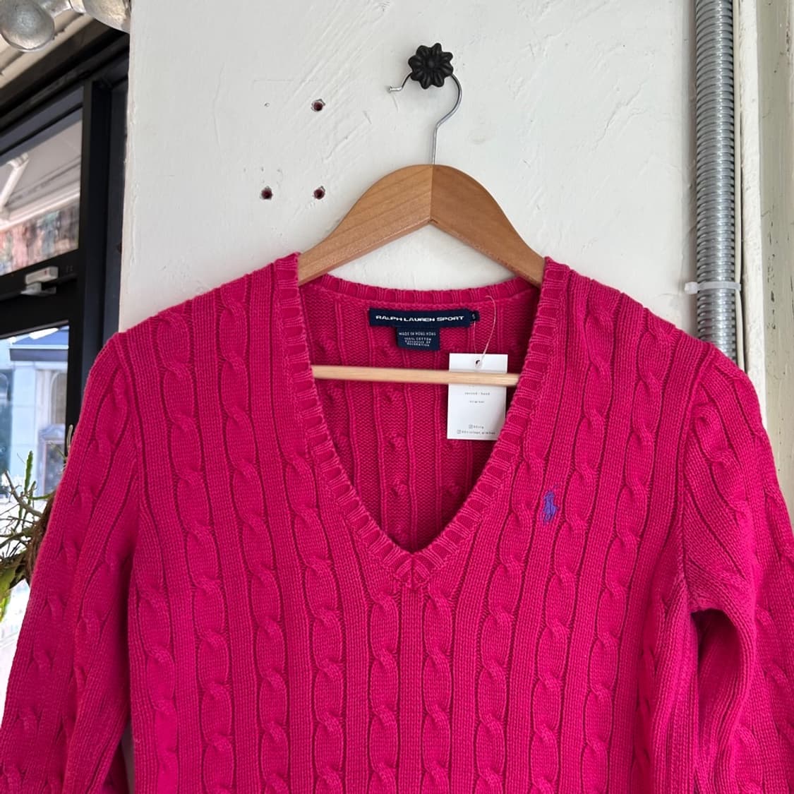 15468 - 폴로 랄프로렌 케이블 브이넥 니트 상품이미지1