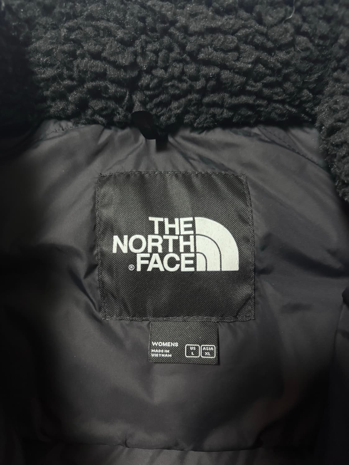 W 노스페이스 쉐르파 뽀글이 눕시 자켓 블랙 상품이미지8