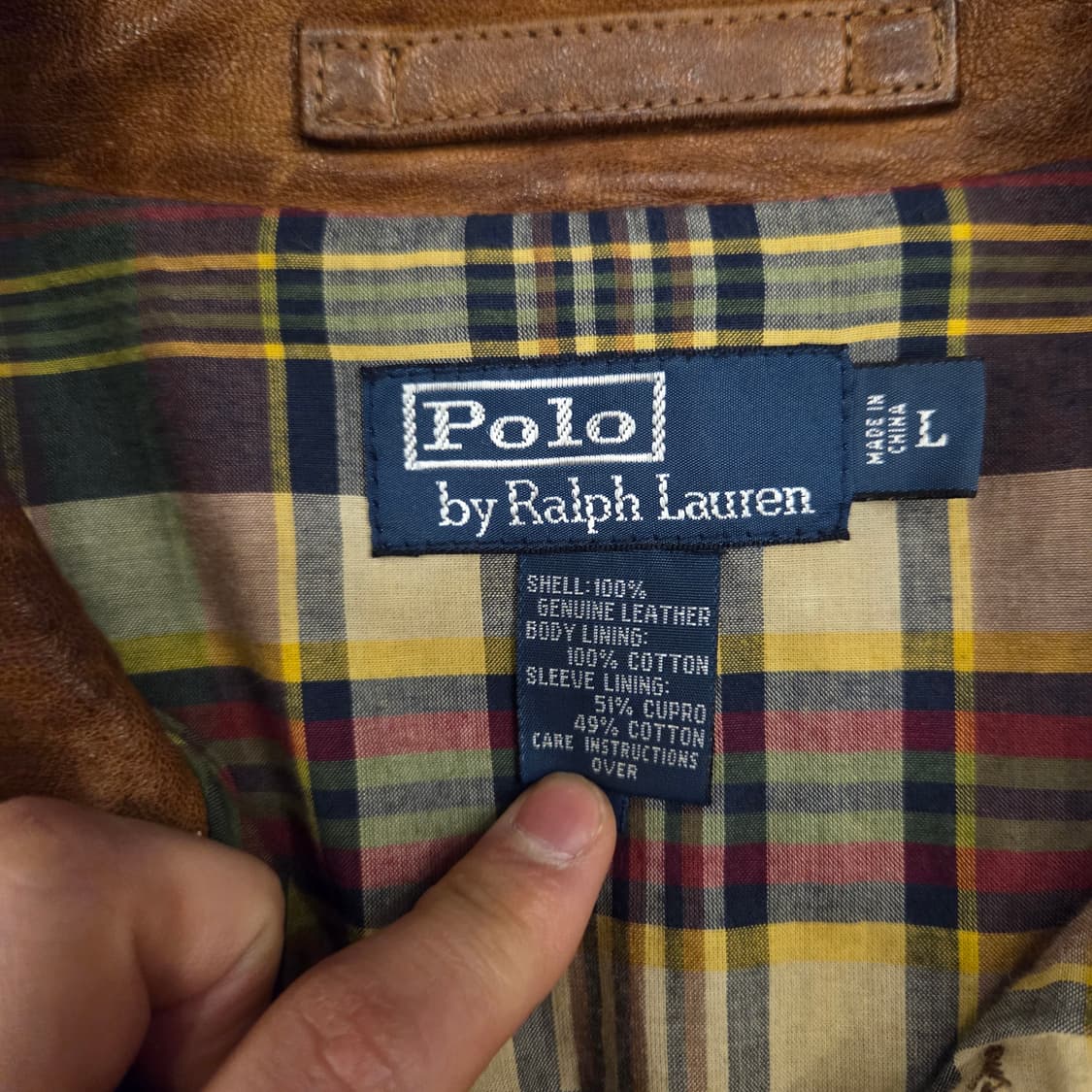 폴로 레더 자켓 L a1자켓 a2자켓 상품이미지3