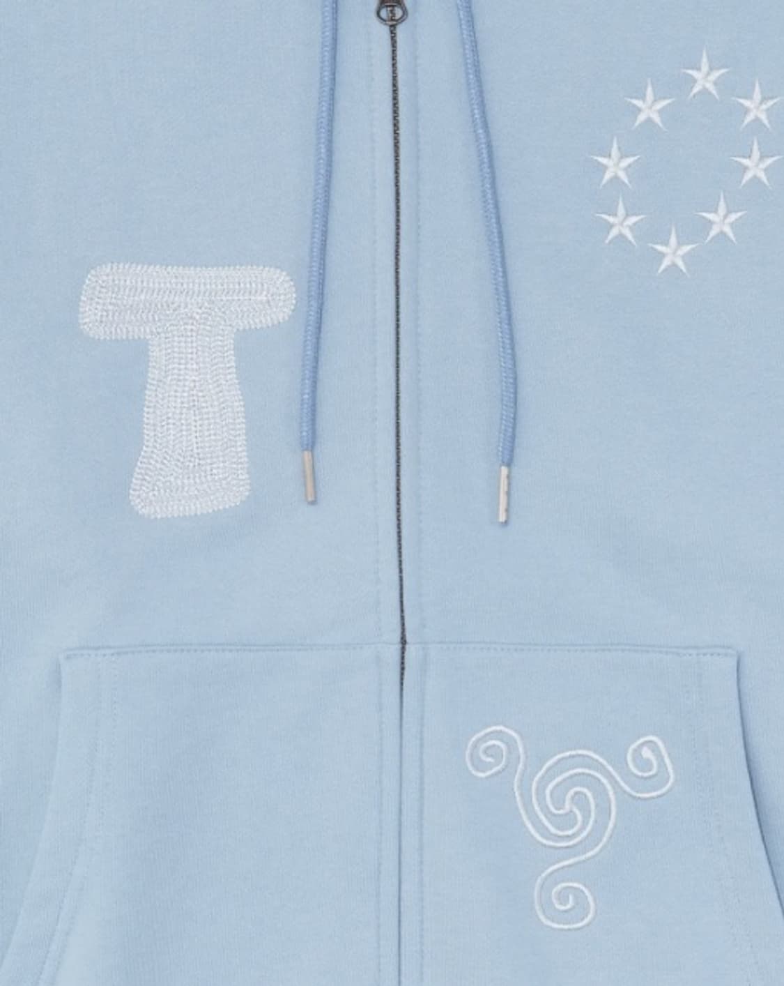 TCM snail hooded zip-up (sky blue) 상품이미지2