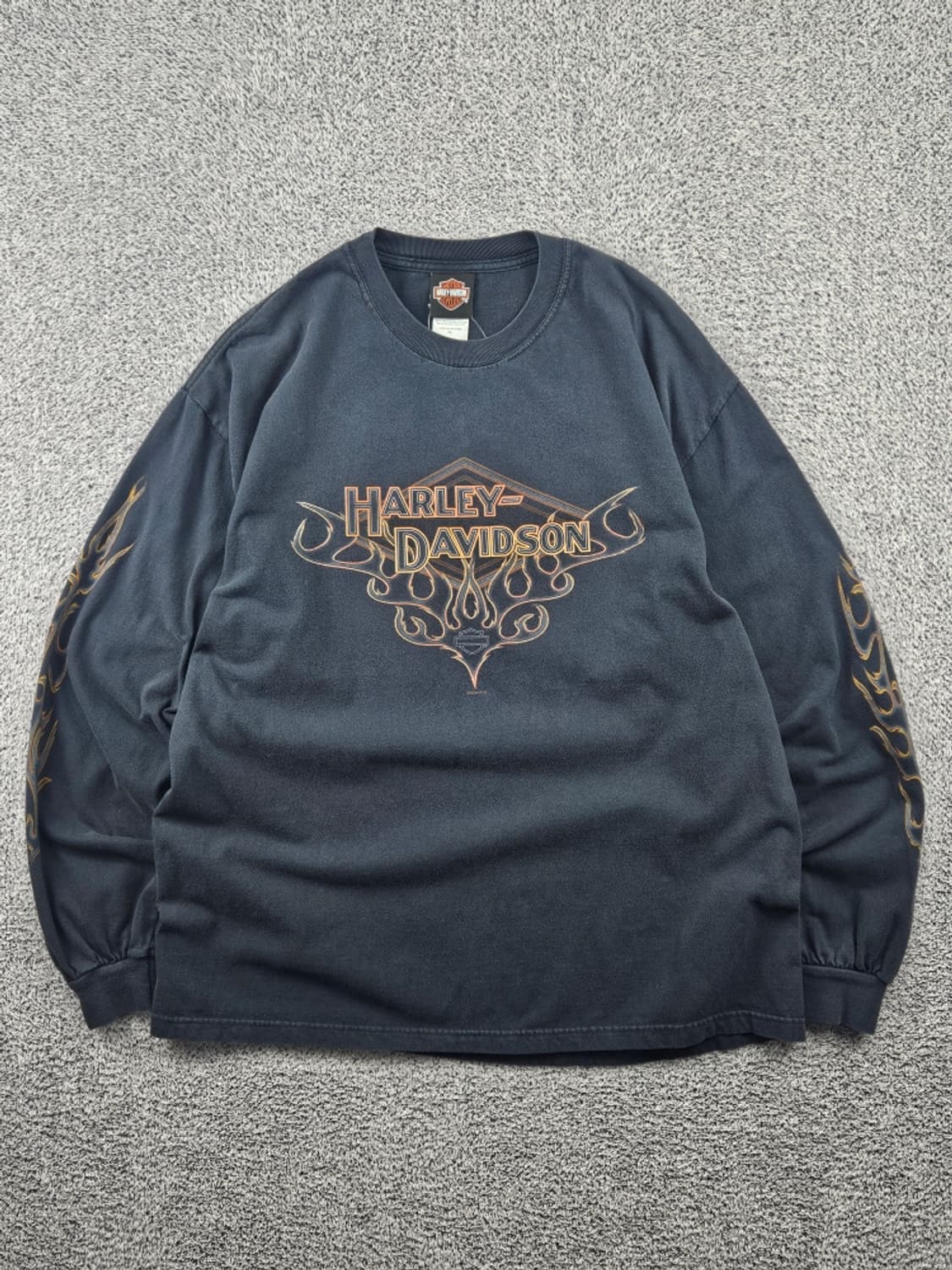 USA 할리데이비슨 잭슨 홀 플레임 롱슬리브 ( XL ) / 11526 상품이미지2