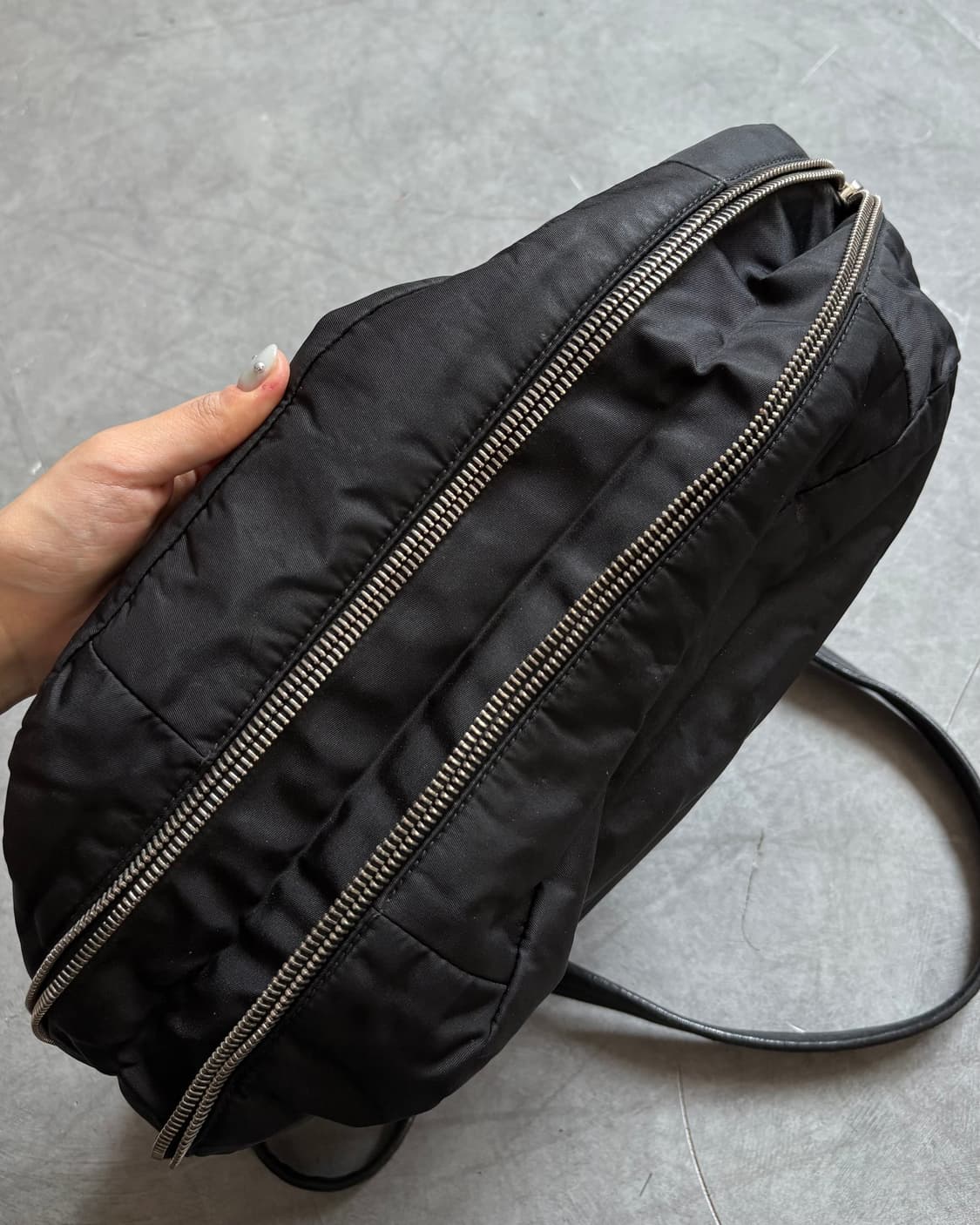 Prada 프라다 블랙 나일론 숄더백 상품이미지7