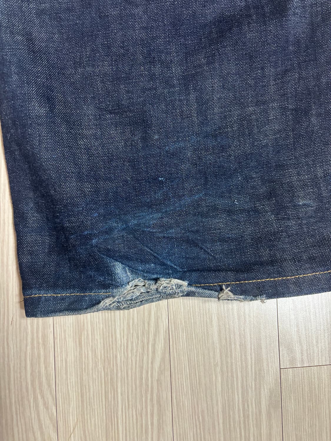 RAWDENIMJAPANESEREGULAR FIT BLUE 상품이미지5