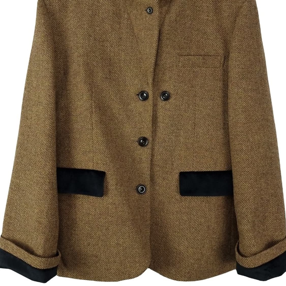 [파르벵] 벨벳 도킹 모직 자켓 M19605 상품이미지5