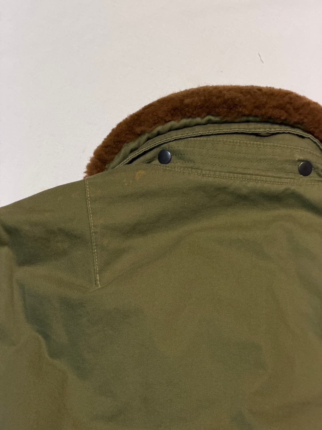 폴로 랄프로렌 B-15a 플라이트 봄버자켓 카키 상품이미지6