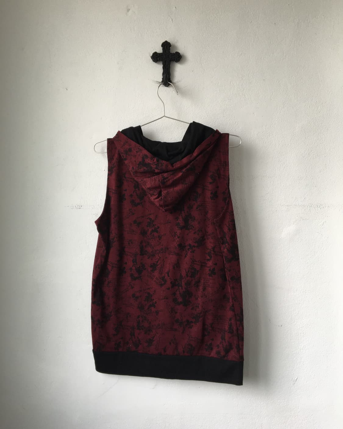 Full printing pattern point hood vest 상품이미지3