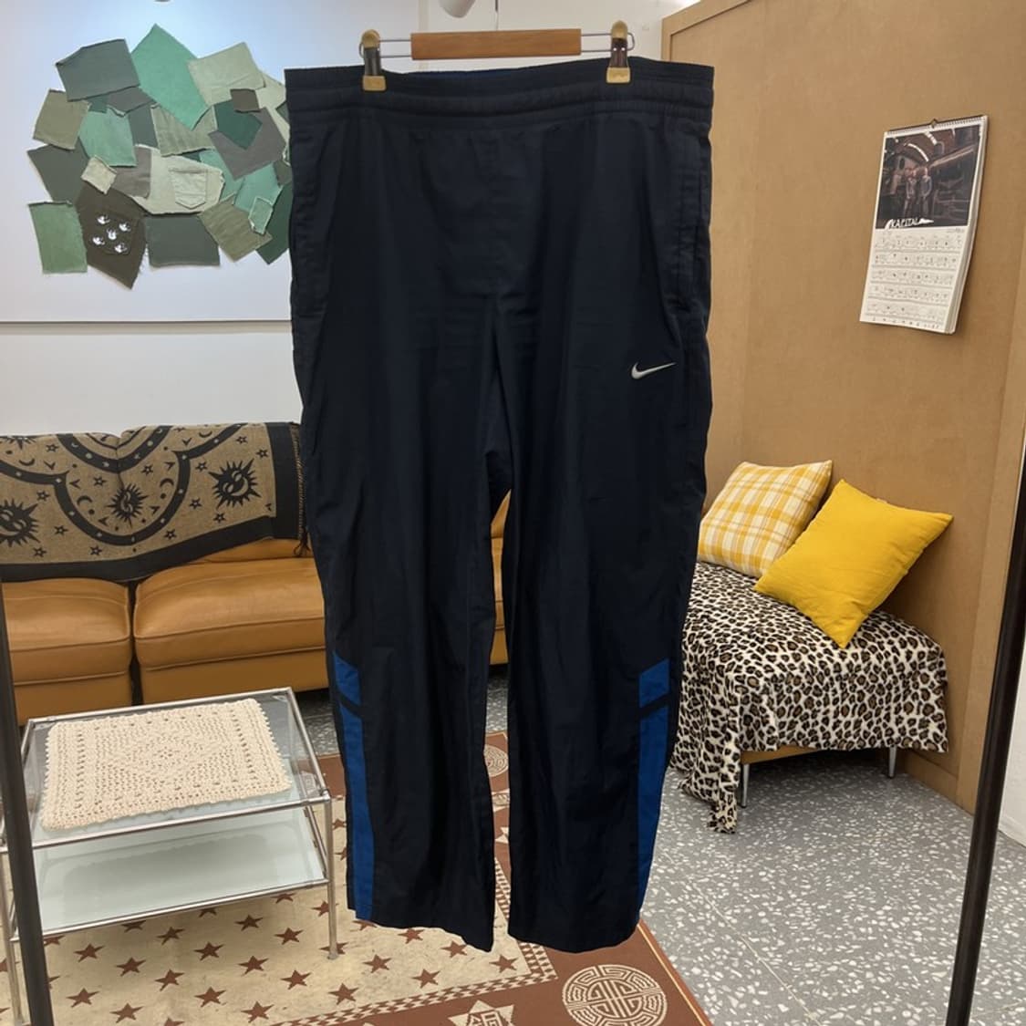 나이키 올드스쿨 레트로 배색 바람막이 트랙팬츠 L C10196 상품이미지3