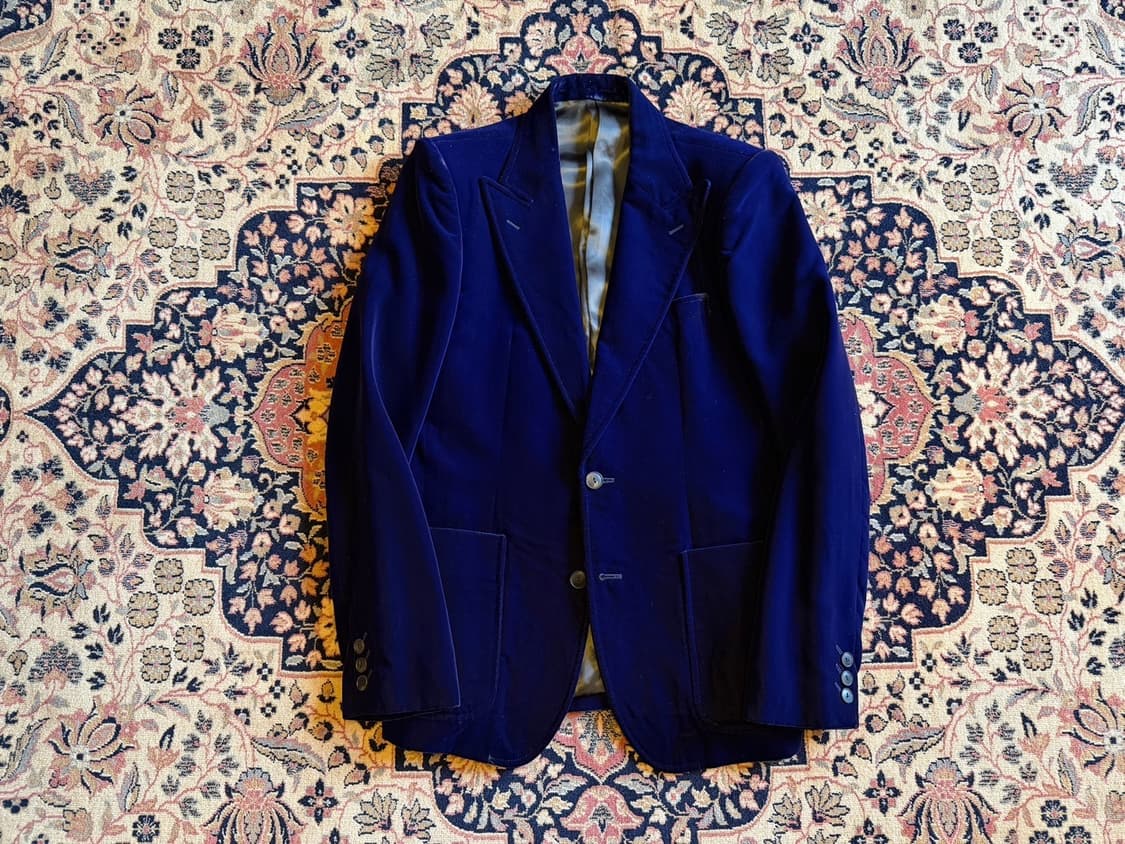 넘버나인 벨벳 자켓 남성95-슬림100 상품이미지1