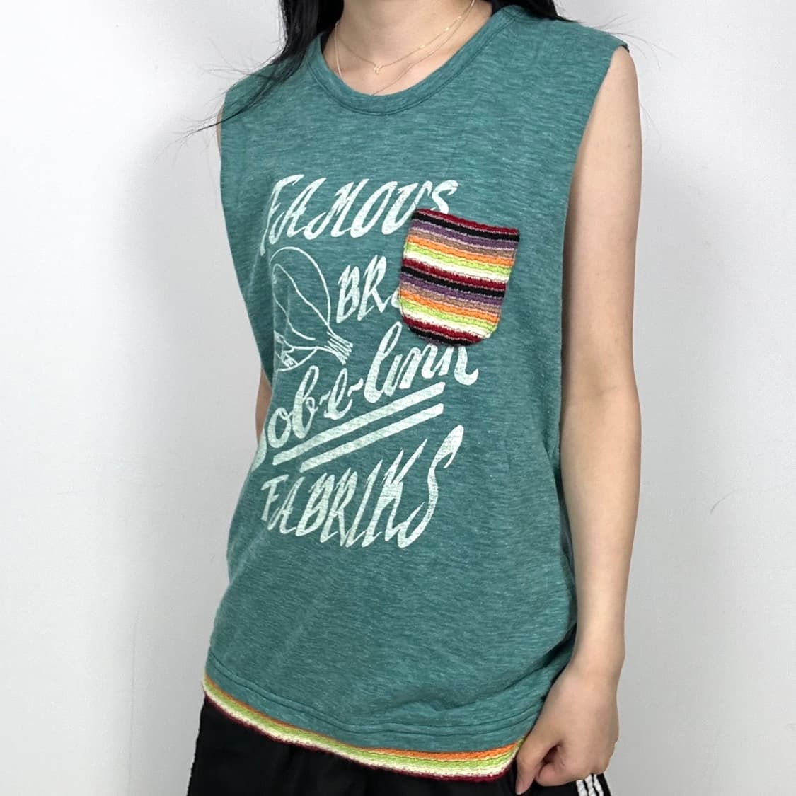 Quash Japan 제페니즈 인디언 커팅 슬리브리스 상품이미지3