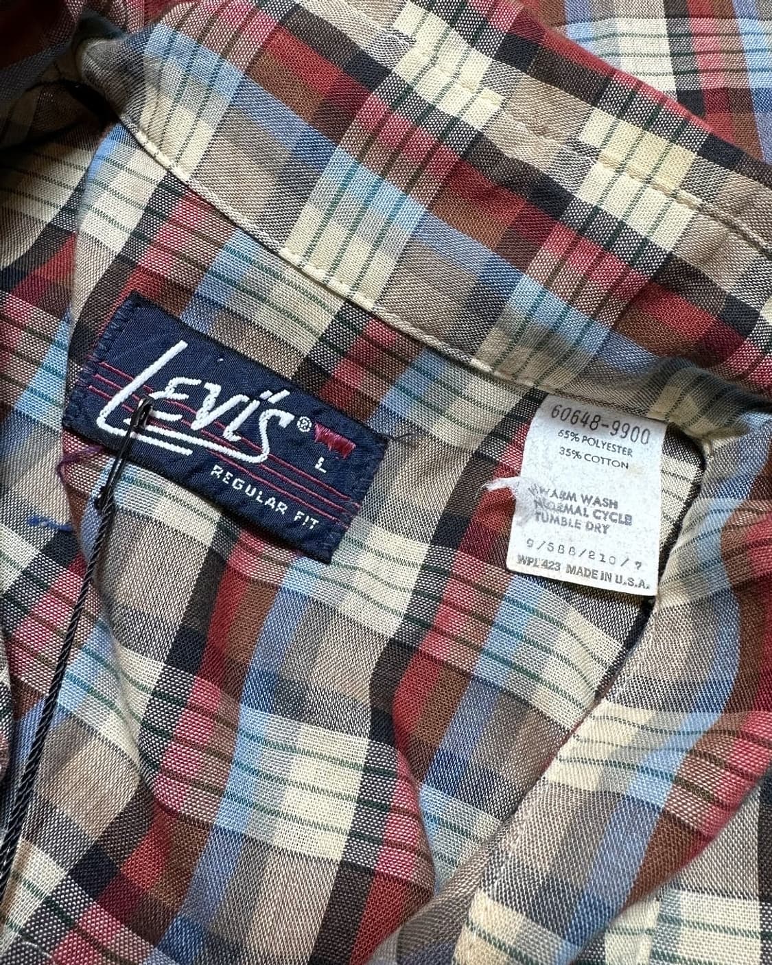 80s 리바이스 화이트 탭 웨스턴 셔츠 made in usa 상품이미지5
