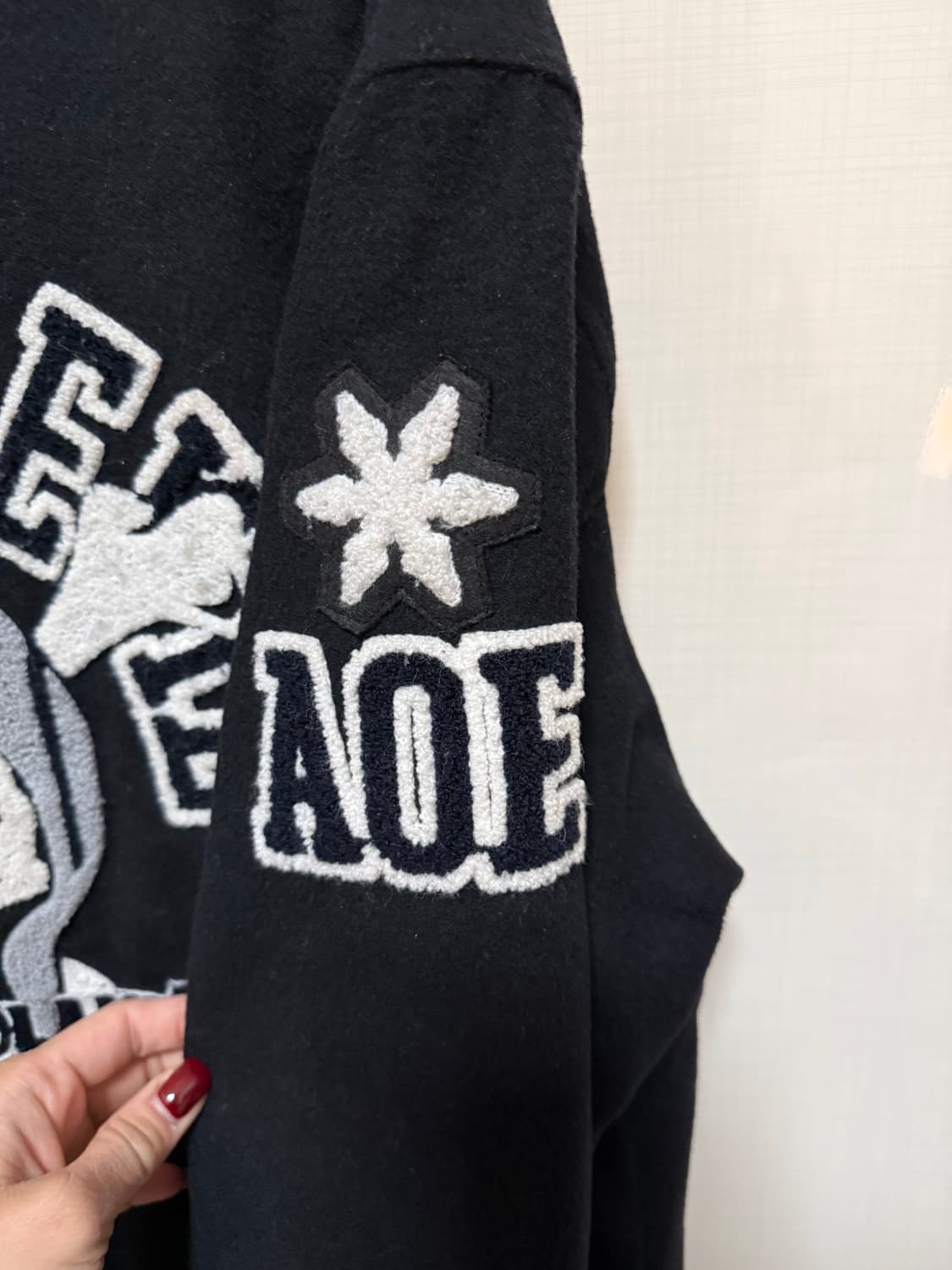 해골 패치 바시티 상품이미지3