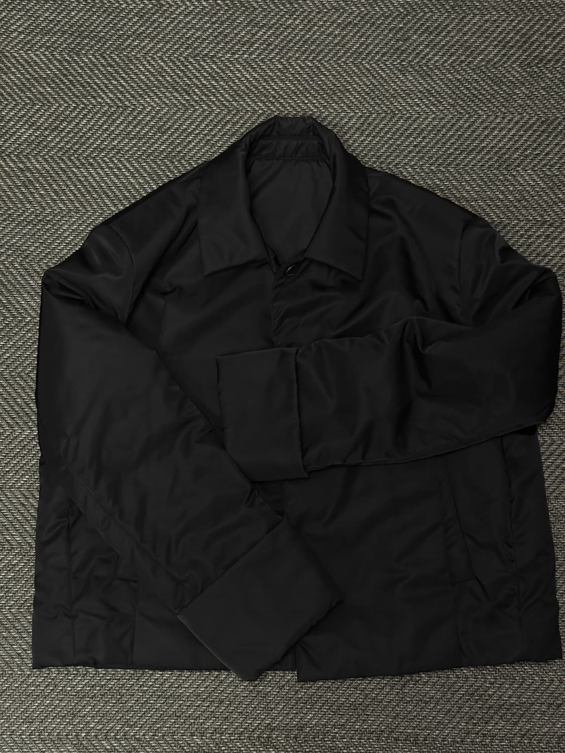 우영미 나일론 크롭자켓 블랙 사이즈 50 상품이미지1