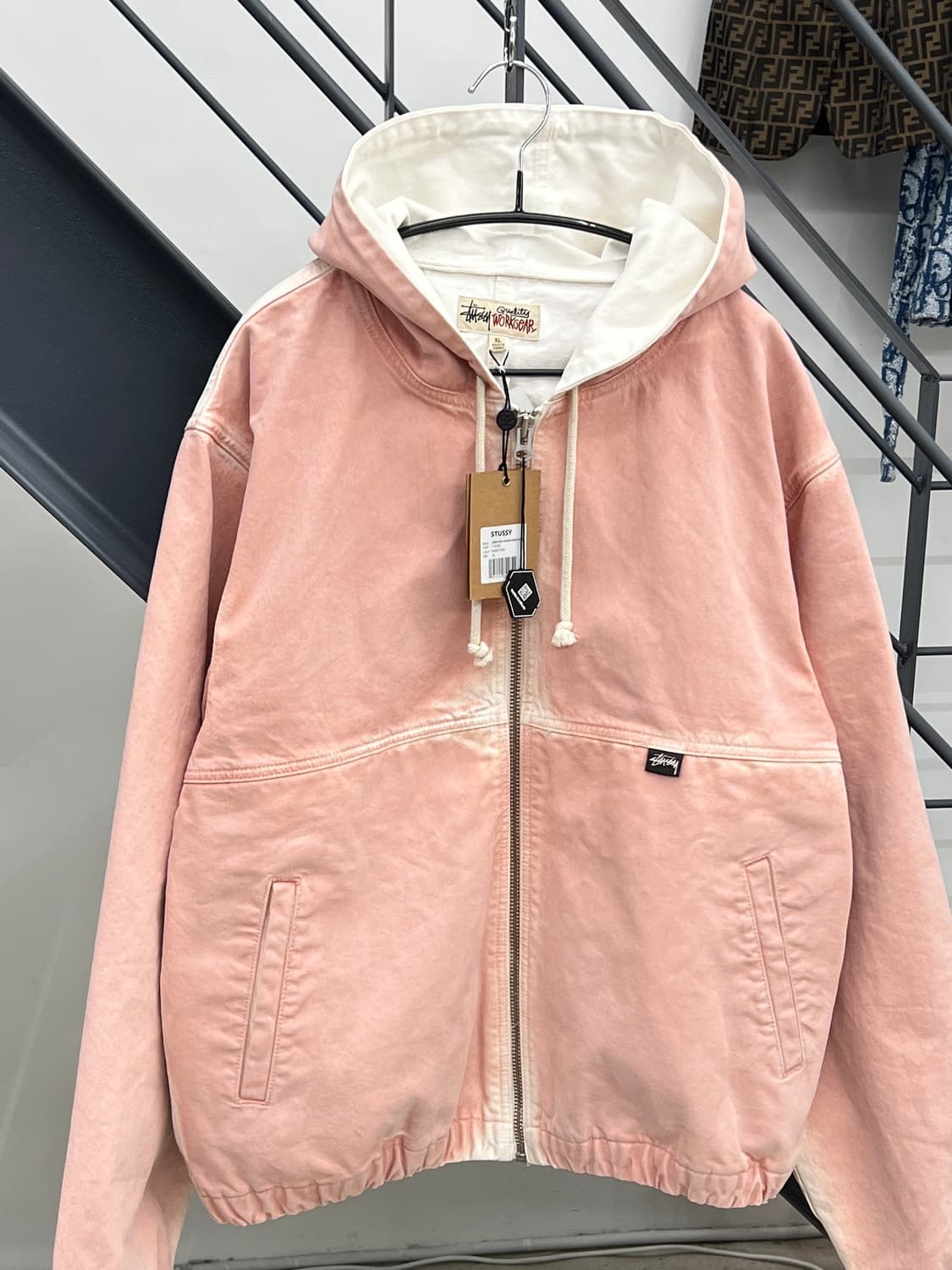 스투시 스프레이 다이 후드 워크 자켓 상품이미지2