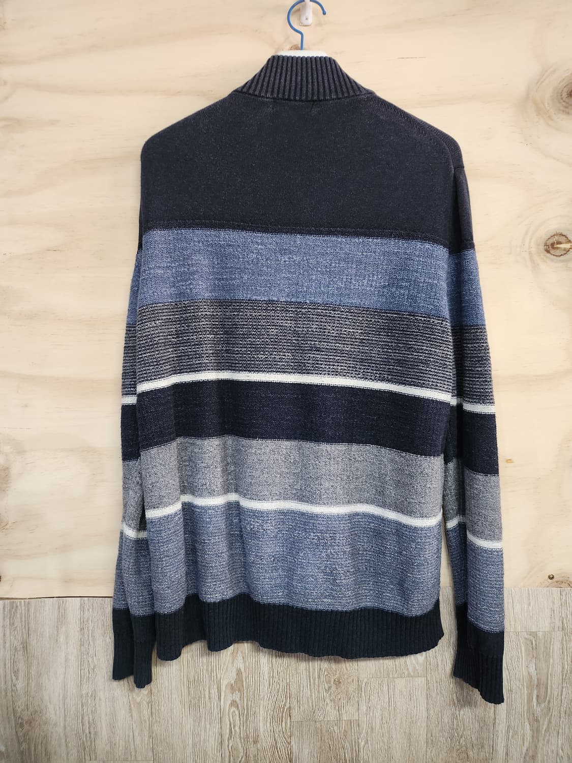 150) 헤지스 스트라이프 남성 집업 니트 상품이미지6