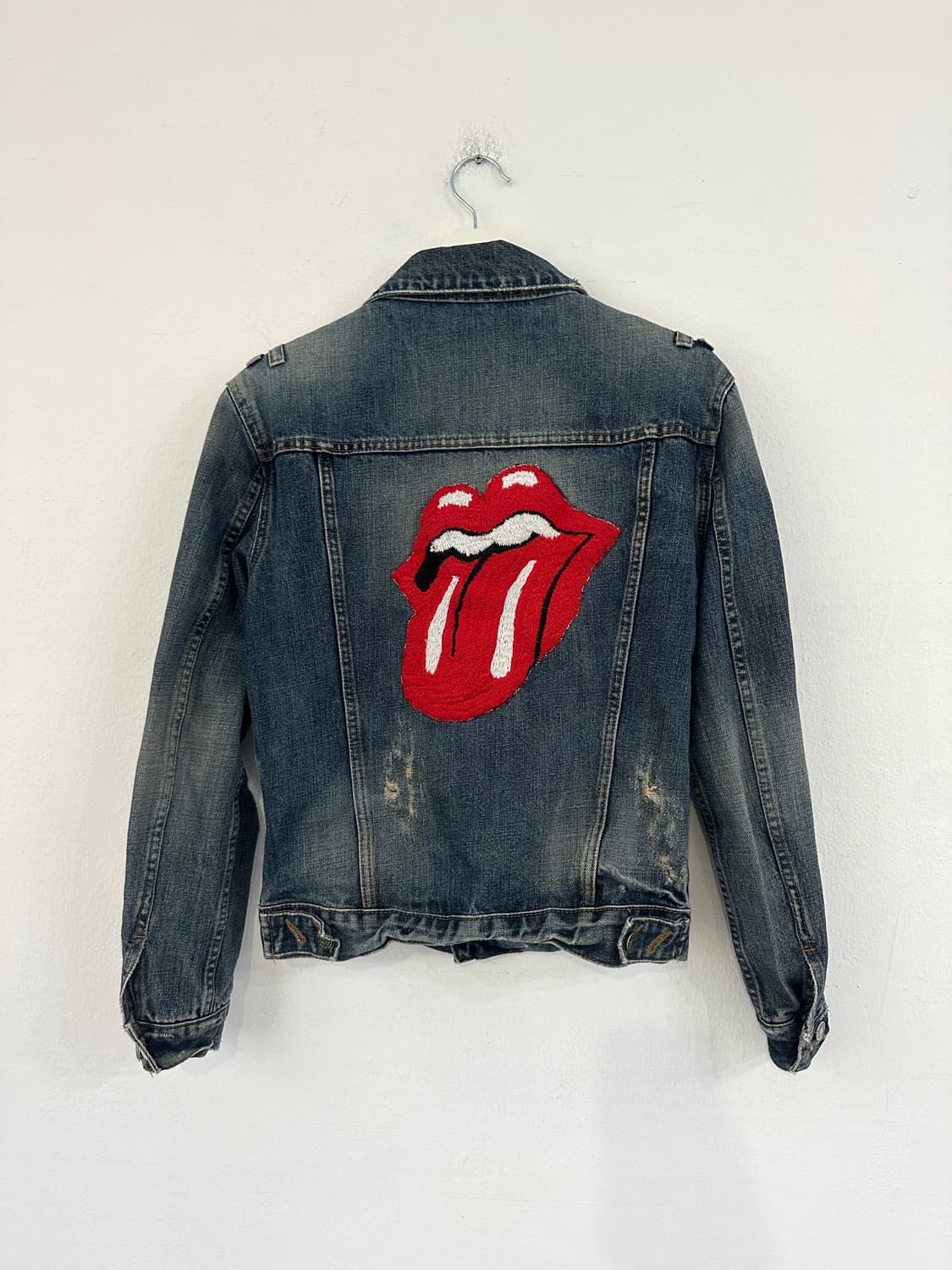 VTG 롤링스톤즈 디스트로이드 데님 자켓 상품이미지4