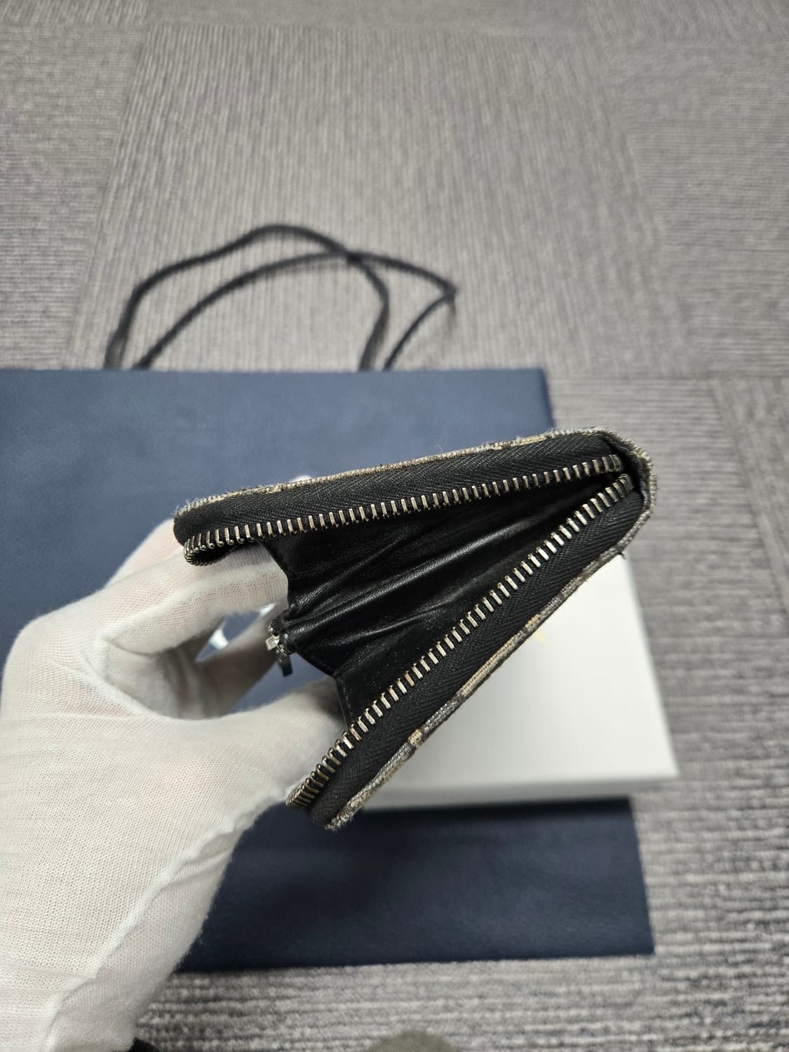 [특가][정품] 디올 오블리크 지퍼돌이 장지갑 상품이미지3