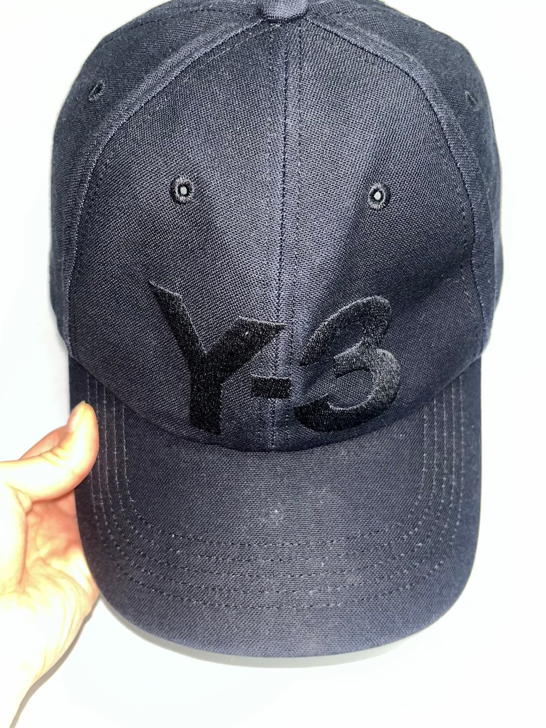 Y-3 와이쓰리 블랙 로고 볼캡 상품이미지7