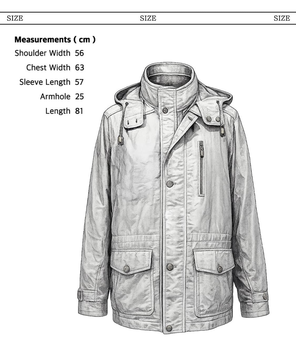 RADICI 1985 체크 라이닝 필드 자켓 차콜 그레이 상품이미지2