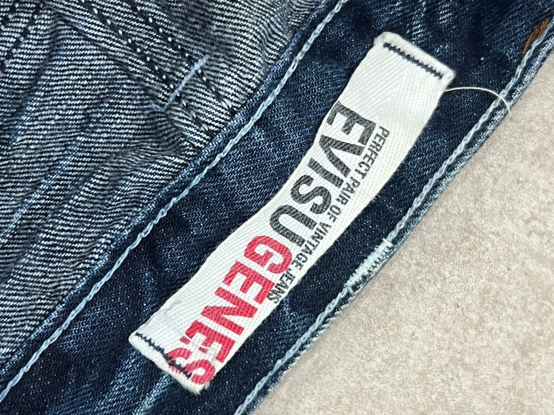 (26) 에비수 진스 워시드 스티치 데님 팬츠 상품이미지7