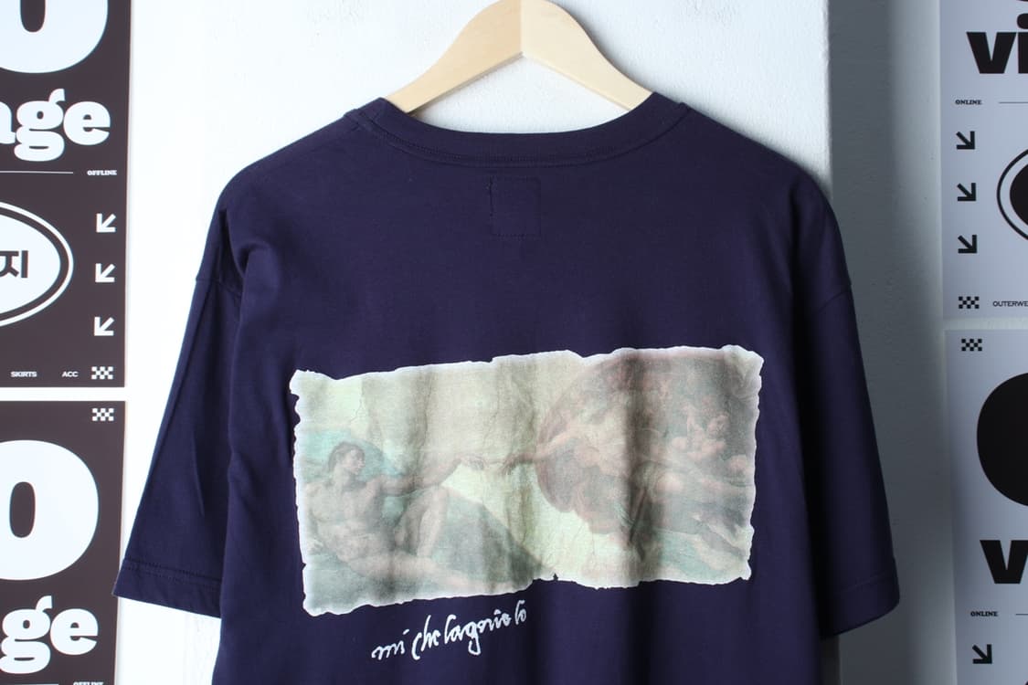 (XL-2XL) 브랜드빈티지 반팔 티셔츠 바티칸뮤지엄-H33061 상품이미지7