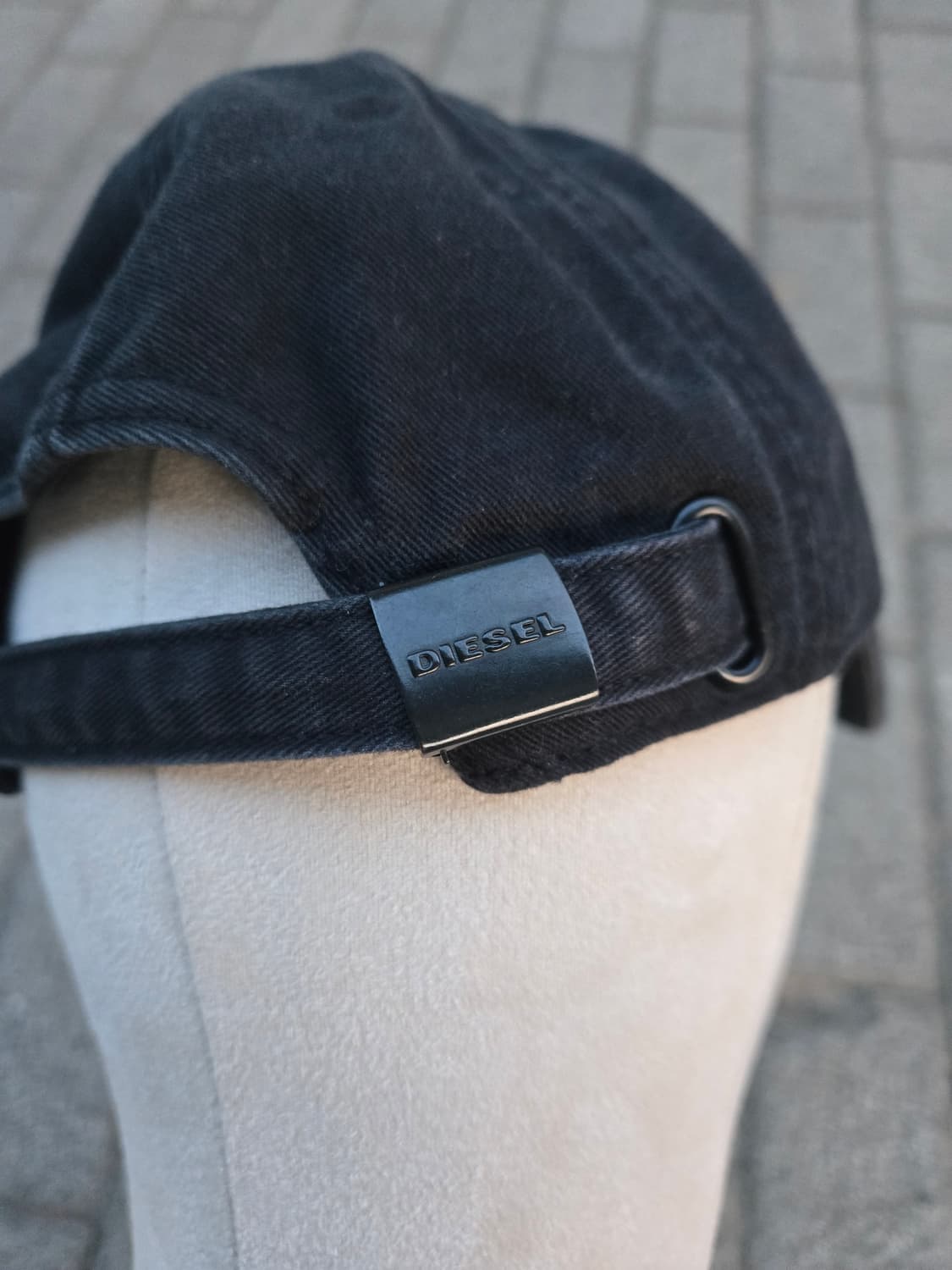 디젤(DIESEL) 모히칸 로고 패치 볼캡 모자 블랙 상품이미지5