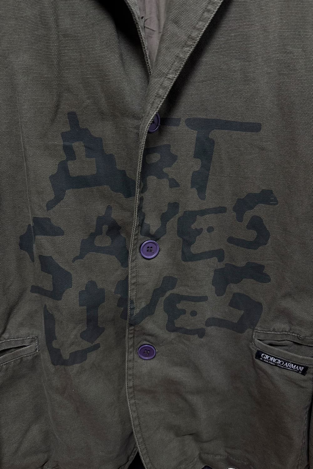 조르지오 아르마니 99FW art saves lives 자켓 상품이미지4