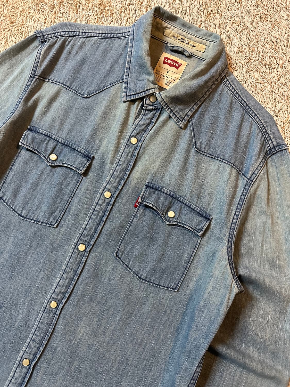 리바이스 LEVI'S 웨스턴 투포켓 데님 셔츠 상품이미지2