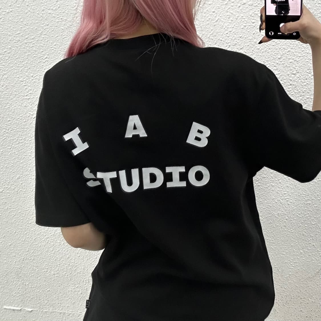 아이앱스튜디오 로고 블랙 반팔 L 상품이미지2