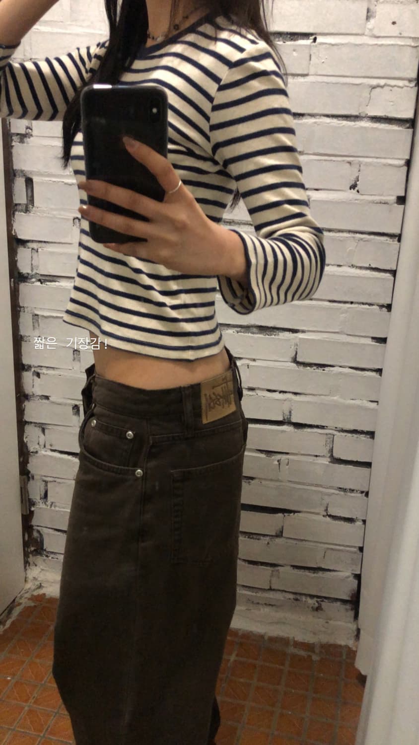 스트라이프 슬리브 상품이미지2