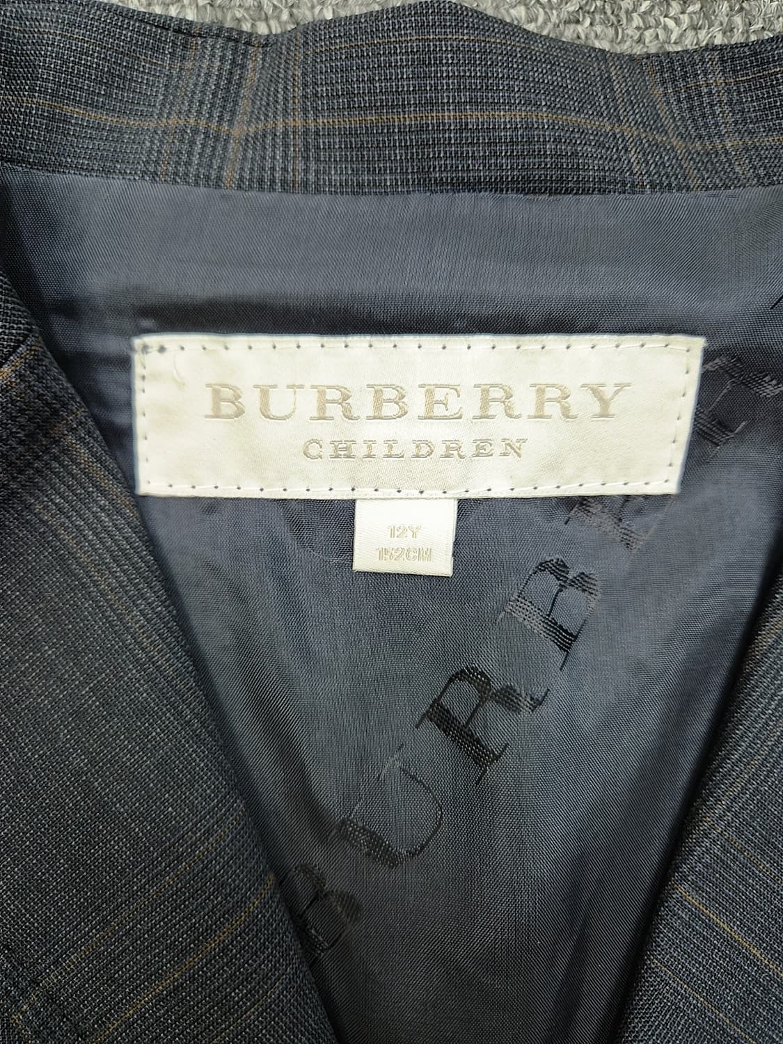 [152cm]<버버리 키즈> 체크 자켓 상품이미지2