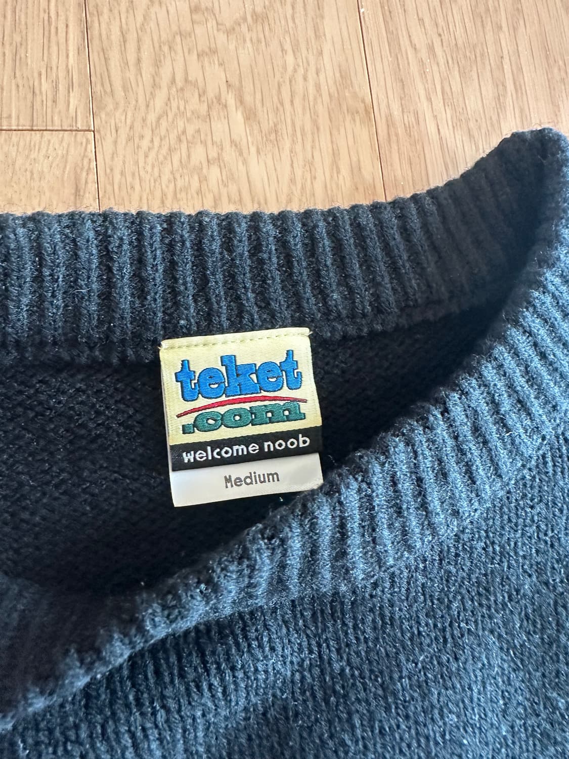 테켓 니트 M 상품이미지2