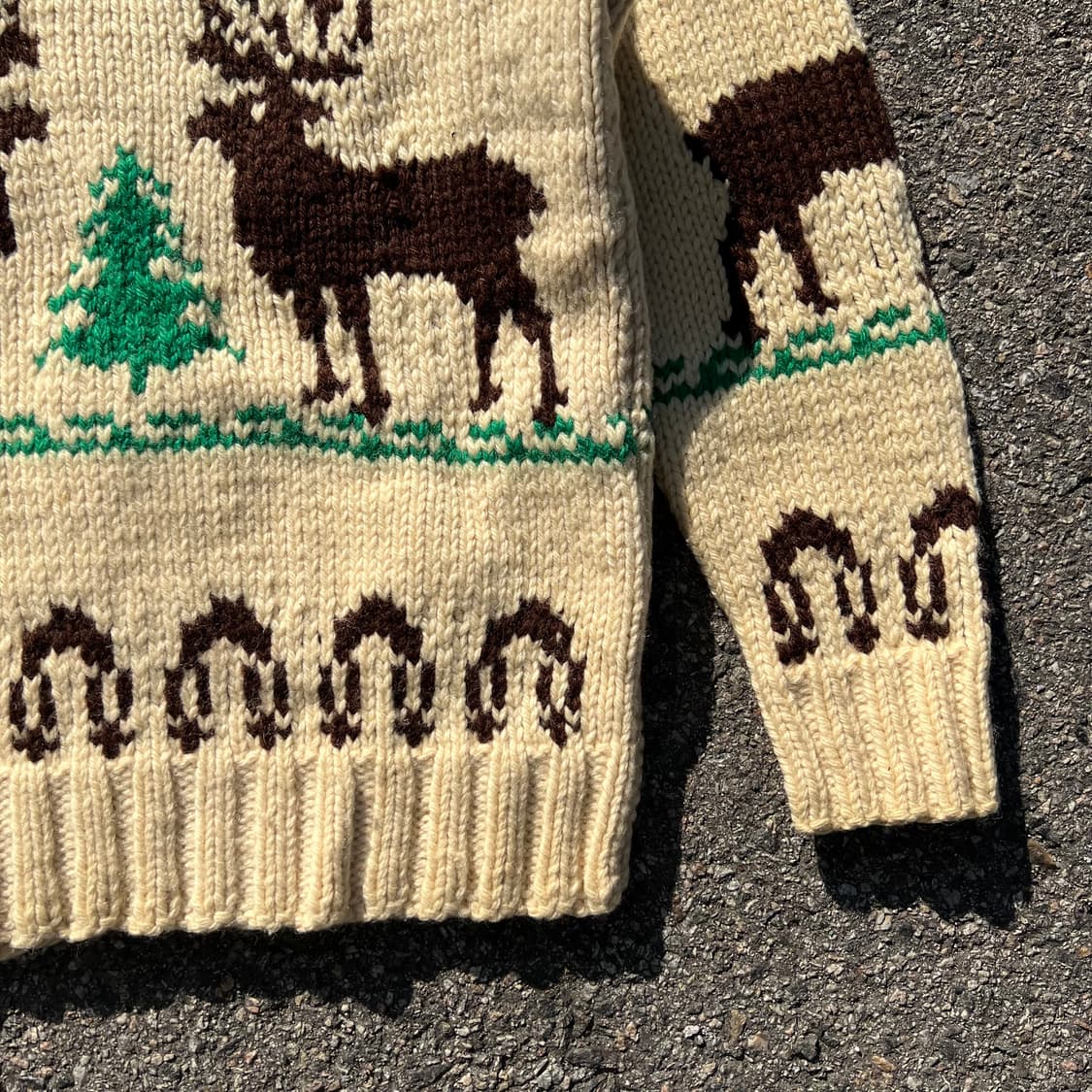 60‘s Lightning Zip Rein Deer Cowichan 상품이미지7